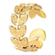 thumbnail image 1 of Anillos para mujer, regalos para mujer, anillo minimalista con diseño de hoja de oreja blanca para mujer, accesorios de joyería de compromiso, anillo para mujer y niña., 1 of 4