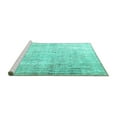 thumbnail image 2 of Ahgly Company Machine Washable Indoor Rectangle Persian Turquoise Blue Traditional Area Rugs, 5' x 8', 2 of 4