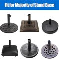 thumbnail image 5 of 8 Pcs Umbrella Base Stand Hole Ring Plug Cover And Cap Patio Umbrella Stand Stand Base Stabilizer-black, 5 of 5