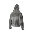 thumbnail image 2 of MHFRRA Chaqueta Estilo Sudadera con Capucha y Cremallera Estilo Retro, Forrada, para Otoño E Invierno, Informal, Cómoda y Cálida Gris, 2 of 5