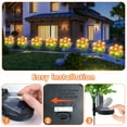 thumbnail image 6 of Qoosea Solar Lights Outdoor Waterproof, Yard Decorations Outdoor Solar Light up Flowers Solar Yard Lights, 2 pack LED Outdoor Solar Flowers Lights for Yard Garden Patio Home Decor, 6 of 8