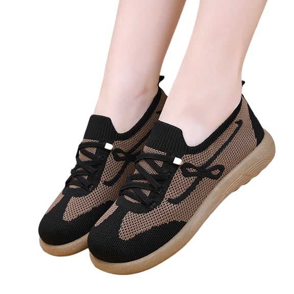 Dlongli Women's Flat Comfortable Casual Walking Shoes