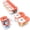 Orange, White, variant on Extra Large Weekly Pill Organizer 2 Times A Day, Pill Box 7 Day Am Pm to Hold Daily Medicine Vitamin and Supplements