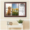 thumbnail image 2 of ArtToFrames Collage Photo Picture Frame with 3 - 12x24 Openings, Framed in Black with Cognac and Black Mats (CDM-3926-65), 2 of 8