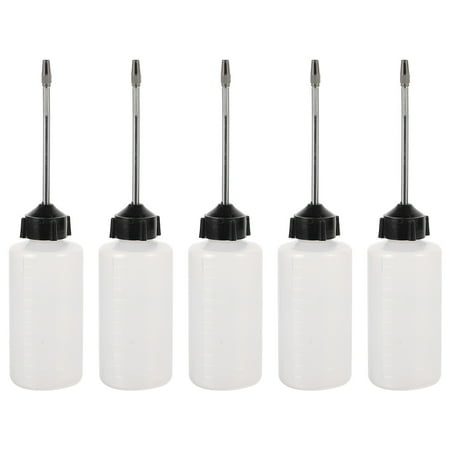 

5Pcs Plastic Oil Bottles Sewing Machine Oil Drop Bottles Pointed Nozzle Oil Bottle