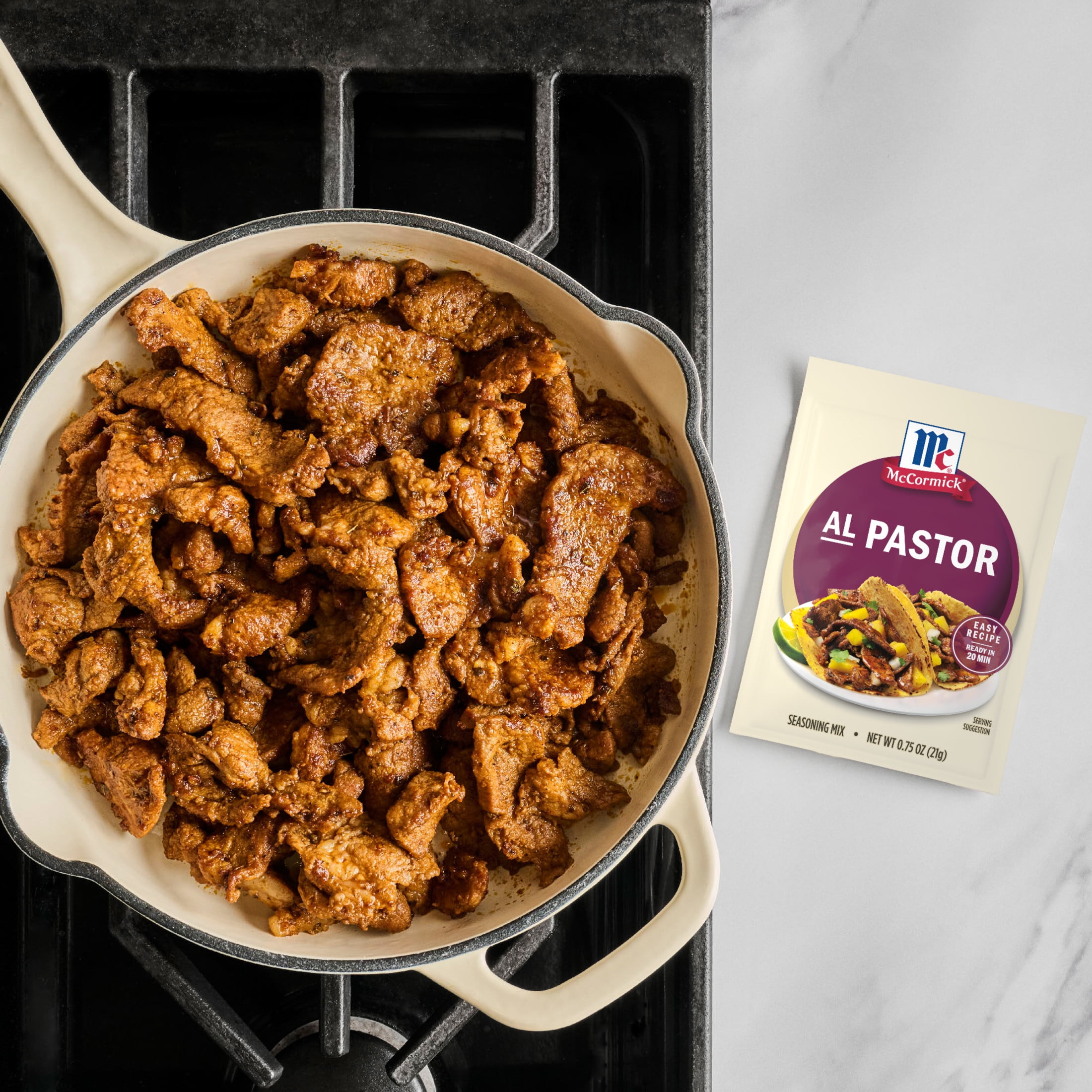 (12 pack) McCormick Al Pastor Seasoning Mix, 0.75 oz Packet