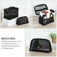 thumbnail image 2 of GOOHOCHY 2 bolsas de malla para cosméticos, bolsas de malla de gran capacidad para artículos de tocador, bolsas de almacenamiento, 2 of 8