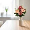 thumbnail image 5 of Bradem 12.2 Inch Rose Gold Artificial Rose Simulation Decorative Flower, Ornament Rose, Silk Flower, Faux Rose, Home Decor Flower, Artificial Bloom, 5 of 7