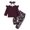 ZB-Dark Purple, variant on Karoyedx Toddler Girl Fall Clothes Baby Girl Clothes Infant Outfits Set 2 Pieces Long Sleeved Tops Pants Pink Size,12-18 Months