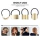 thumbnail image 2 of 4pcs Metal Hair Bands Creative Hair Accessories Elastic Hair Ties for Women, 2 of 4