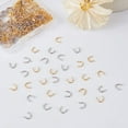 thumbnail image 4 of 300 Pieces U-Shaped Brass Links 2 Colors Easy Spin Spinner for Lure Making Fishing, 4 of 5