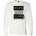 thumbnail image 3 of Inktastic Brain Cancer Hope Love Cure Long Sleeve T-Shirt, 3 of 5