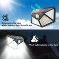 thumbnail image 3 of Outdoor Solar Lamp Motion Sensor Light Led Projector Outdoor Wall Lighting Solar Spotlight IP65 Waterproof 3 Modes Lighting for Garden Garage Carport Terrace Home, 3 of 5