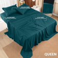 thumbnail image 2 of King Bed Sheet Set Piece Bedding Soft Brushed Microfiber Fabric Shrinkage & Fade Easy Care (), 2 of 7