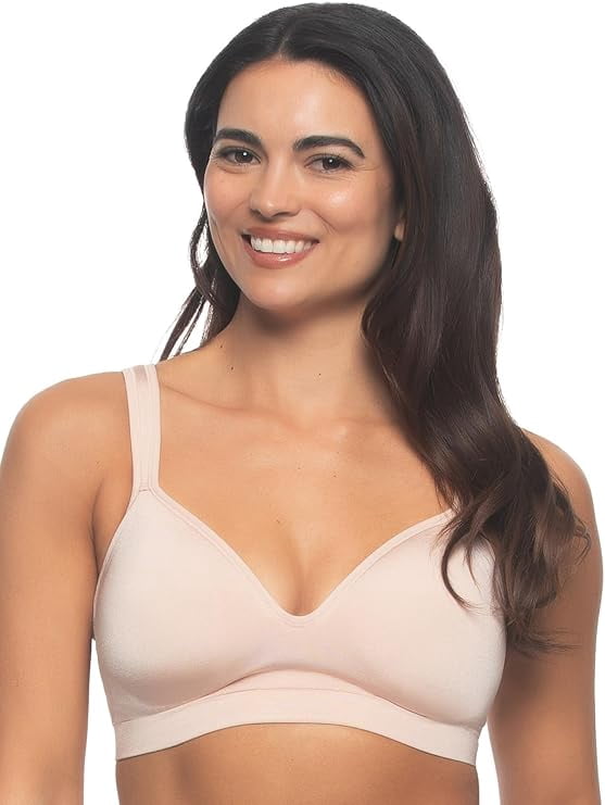 Felina Women's Adaptive Cup Wire Free Bra, 2-pack