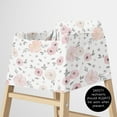 thumbnail image 3 of Sweet Jojo Designs Watercolor Floral Pink Grey and White Multi Use Baby Car Seat and Nursing Cover, 3 of 6
