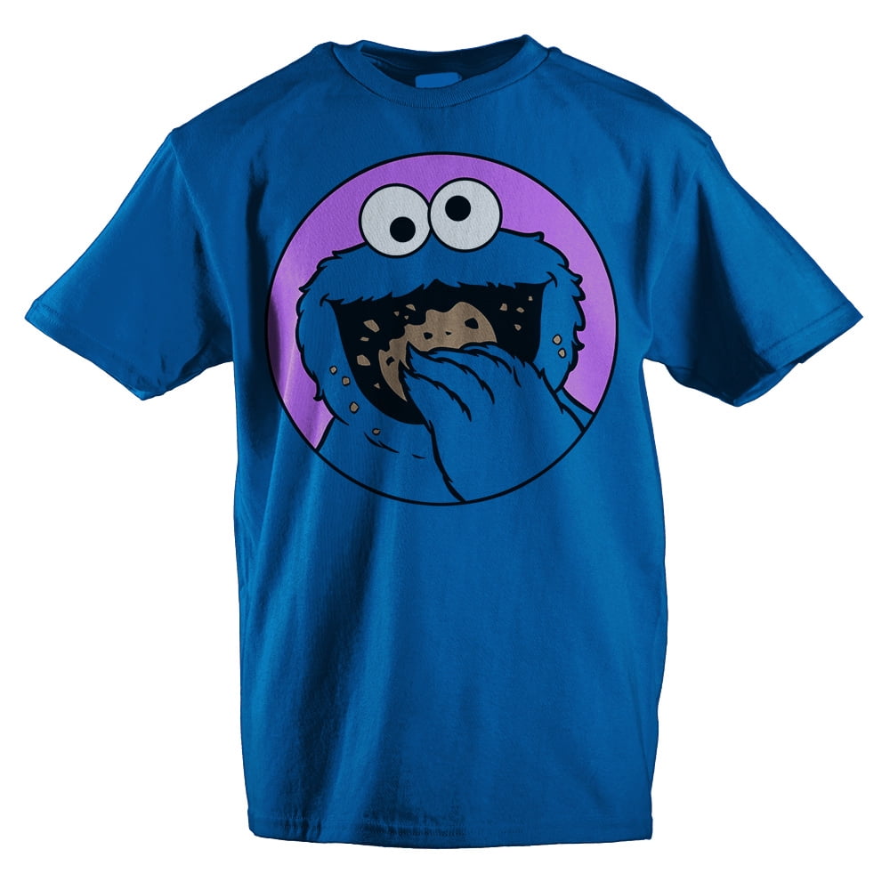 Sesame Street Cookie Monster Boys Short-Sleeve T-Shirt-XX-Large ...