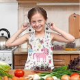thumbnail image 2 of 1PCS Kids Aprons, Cute Cartoon Kitchen Apron for Boys Girls, Children Apron for Art Painting Gardening, 2 of 4