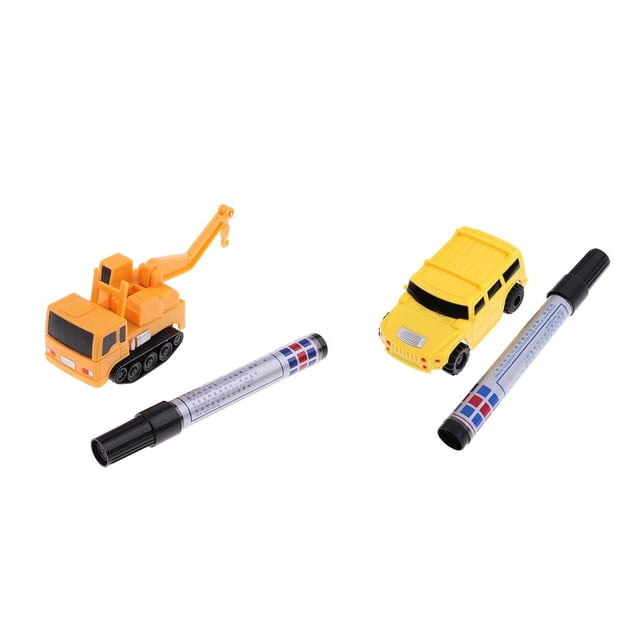 Vehículos de ingeniería Mini camión de juguete para , juguetes inductivos para coche, , bolígrafo, líneas de dibujo, vagón de Baoblaze Coche mágico inductivo