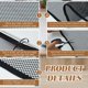 thumbnail image 4 of Red de seguridad Banister Guard Hosuly para balcón, 4,5 x 0,9 m, color negro, 4 of 6