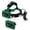 Green, variant on OTICA 10W ENT Surgical LED Headlight for Medical Examination, Multi-Purpose, Adjustable Focus/Brightness, Includes Extra Detachable Battery - Gray