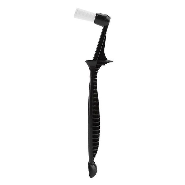 Dual Use Coffee Machine Filter Head Cleaner Cleaning Brush Power Spoon for Home Cafe