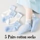 thumbnail image 1 of 5 pares de calcetines para niños Sanrio Cinnamoroll Kuromi Kawaii, nuevos calcetines de algodón de media pantorrilla con dibujos animados para otoño e invierno para niños y niñas, 1 of 3