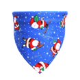 thumbnail image 1 of Juego de decoración navideña para perros, 1 bufanda triangular a cuadros de búfalo para cachorros, gatos, mascotas pequeñas, medianas y grandes, toalla navideña para saliva de mascotas, bufanda para, 1 of 2