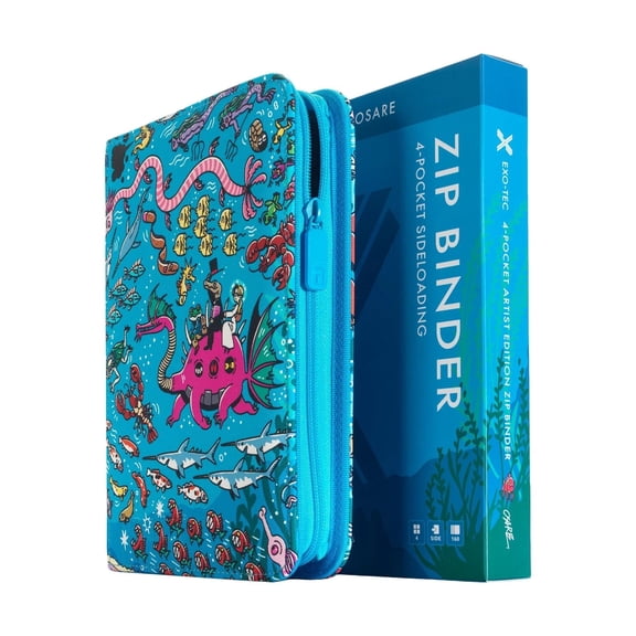 Vault X: Exo-Tec 4-Pocket: Artist Edition - Water: Osare [Zip Binder]