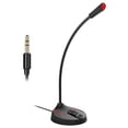 thumbnail image 1 of Miulika USB/3.5mm Mini Condenser Microphone Mic for PC Computer F12 Black 3.5mm, 1 of 7