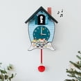thumbnail image 3 of Mark Feldstein, Peanuts Gang Holiday Cuckoo Clock, ICY Blue, 17 Inch, 3 of 8