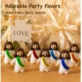 thumbnail image 6 of 30 Pcs Colorful Mini Jesus Rubber Figurines, 1.4" Religious Party Favors for Christmas and Baptism, Durable Hide and Seek Jesus Figures for Sunday School and Christian Gifts, 6 of 11