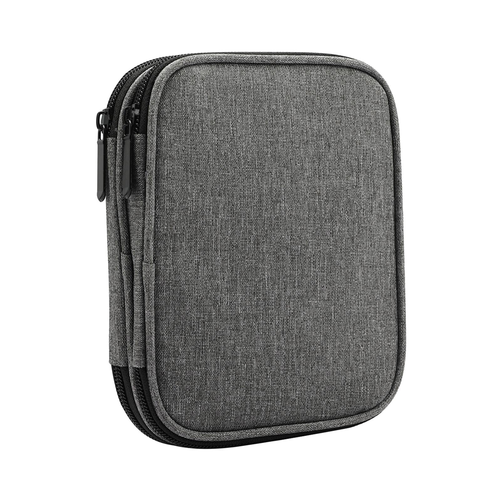 S SERENABLE Solid Color Crochet Hook Case Portable Travel Storage Bag Organizer Zipper Pocket for Various Crochet and Knitting Sewing Accessories