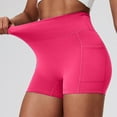thumbnail image 2 of RongHuan Biker Shorts for Women High Waisted Workout Shorts Lightweight Running Yoga Shorts Butt Lifting Tights Shorts, 2 of 10