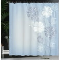thumbnail image 3 of Ambesonne Art Shower Curtain, Cherry Blossom Fantasy Garden, 69"Wx75"L, Pale Azure, 3 of 4