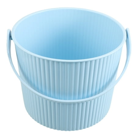 PENIKOKO Multifunctional Skyblue Plastic Foot Soaking Bucket for Travel and Hiking 1Pack