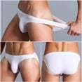 thumbnail image 2 of Ropa Interior Juvenil Calzoncillos De Seda De Hielo Ultrafinas Transparentes De Color Sólido Sexy Para Hombrepangjing, 2 of 4