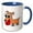Blue/White, variant on 3drose, Cute Dog Be Mine Heart – Chihuahua, 11oz Magic Transforming Mug
