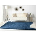 thumbnail image 3 of SAFAVIEH August Carlene Solid Plush Shag Area Rug, Navy, 6' x 9', 3 of 8