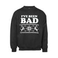 thumbnail image 1 of Hombre he sido mala sudadera fea fea fea - negro - x-grande Gravity Threads suéter, 1 of 1