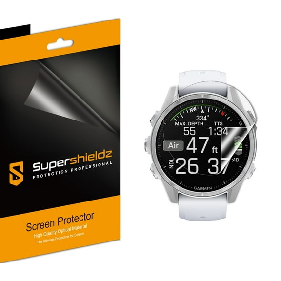 (3 Pack) Supershieldz Anti-Glare (Matte) Screen Protector Designed for Garmin Fenix 8 (43mm)