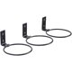 thumbnail image 1 of 3 piezas de soporte para macetas de pared plegable, soporte de pared de metal con tornillos, ganchos para macetas para sujetar macetas, 1 of 5