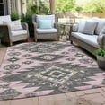 thumbnail image 4 of Dalyn Rugs Machine Washable Indoor/Outdoor Chantille Pink 10' x 14' Rug, 4 of 9