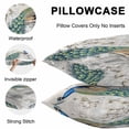 thumbnail image 4 of Luxury Peacock Outdoor Pillow Covers 20x12 Inch Lumbar Pillow Covers Set of 2 Waterproof Decorative Throw Pillow Cases Watercolor Vintage Floral Attic Cushion Covers for Patio Furniture Garden Couch, 4 of 8