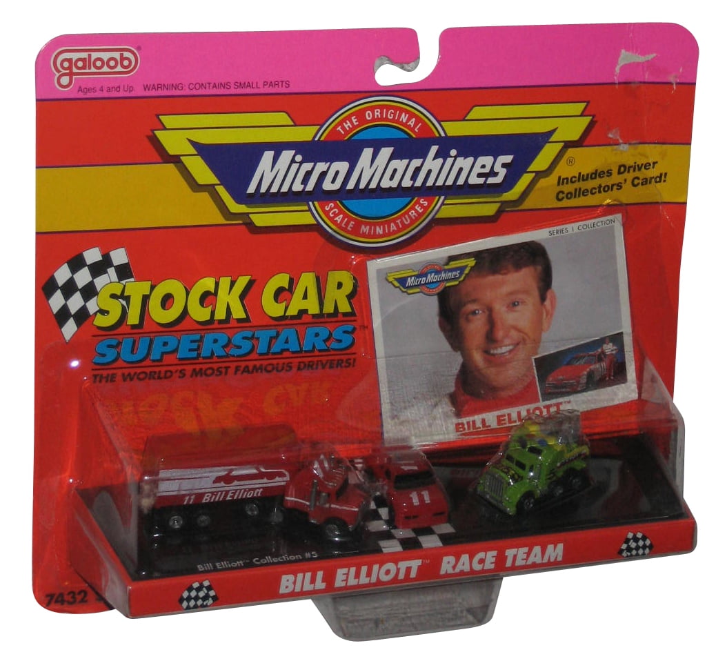 Micro Machines Stock Car Bill Elliot Superstars 5 Collection (1992