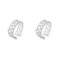thumbnail image 2 of Guardurnaity Anillos de flores huecas para mujer, anillos ajustables de cobre para chica, joyería para fiesta de noche de boda Oro blanco 2piezas, 2 of 6
