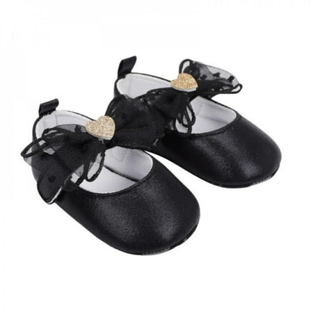 

Infant Toddler Baby Girl PU Leather Princess Shoes Bowknot soft sole non-slip First Walkers Spring Summer Baby Shoes