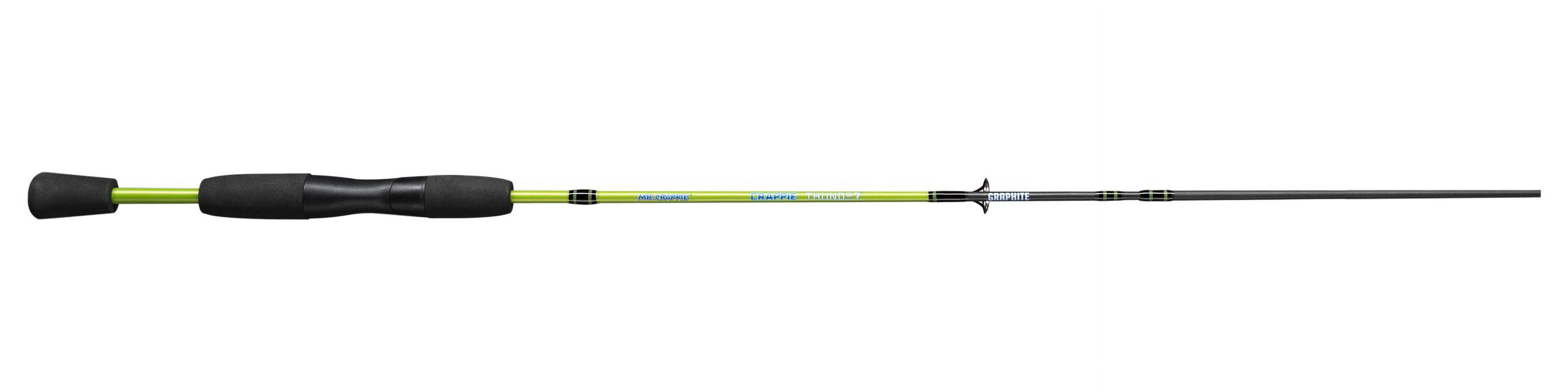 Lew's Mr. Crappie Spinning Fishing Rod, 4-Foot 6-Inch, 2-Piece, Light Power, Fast Action