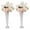 2pcs-silver-6.69x20.86in, variant on Wedding Flower Vase for Flowers, Versatile Use Home Table Decorative Centerpiece for Wedding, Flower Stand for Anniversary Ceremony Party Birthday Event Home Office Decoration