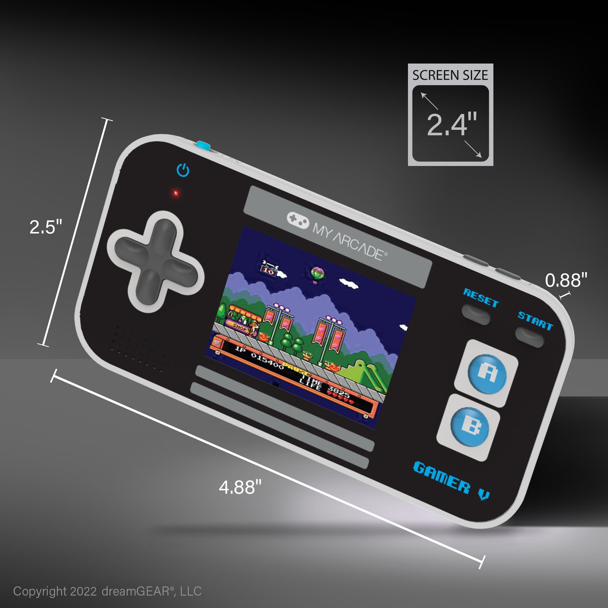 My Arcade Gamer V 220-in-1 Handheld Game System with 2.5" Screen